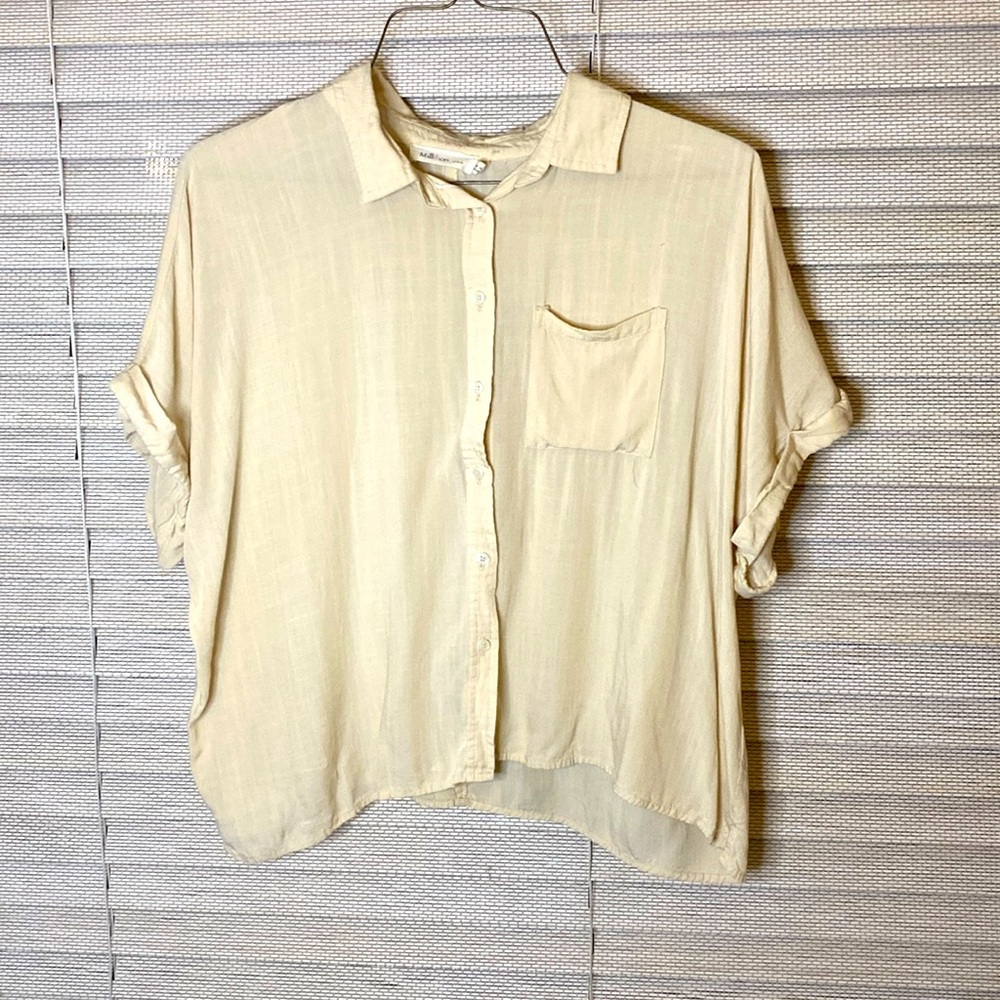 Millibon usa short sleeve button down